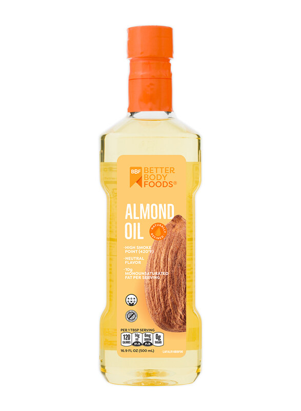 

Better Body Foods Refined Almond Oil, 500ml