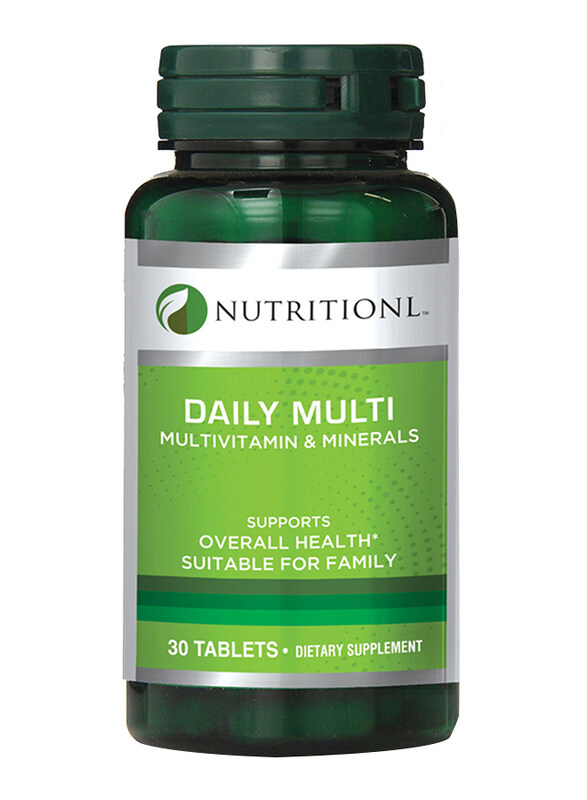 

Nutritionl Daily Multivitamin & Minerals Dietary Supplement, 30 Tablets