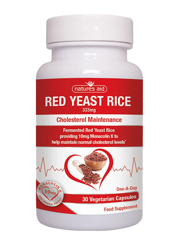 

Natures Aid Red Yeast Rice Food Supplement, 333mg, 30 Capsules