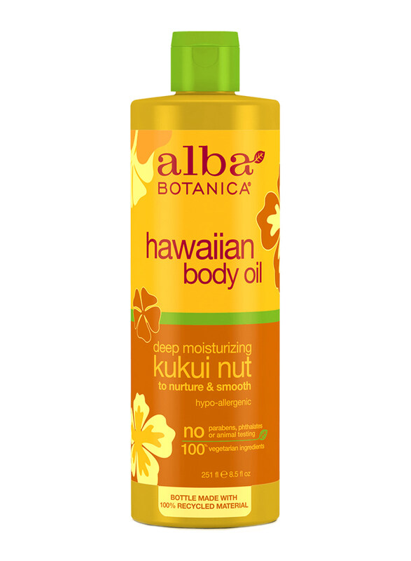 

Alba Botanica Kukui Nut Hawaiian Body Oil, 8.5oz