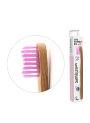 The Humble Co Humble Bamboo Toothbrush with Ultra-Soft Bristles for Kids, Purple