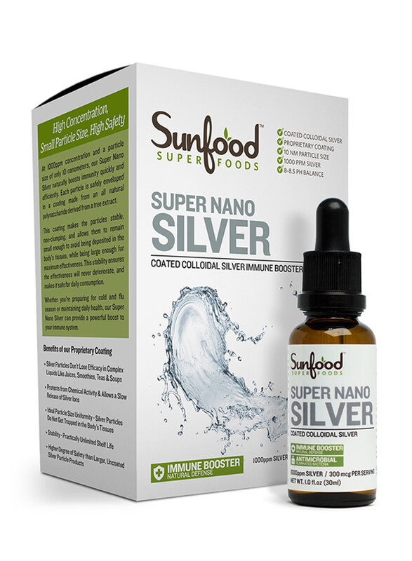 

Sunfood Superfoods Super Nano Silver Drops, 30ml