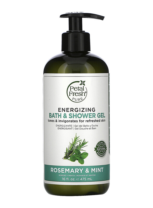 Petal Fresh Pure Energizing Rosemary & Mint Bath & Shower Gel, 475ml