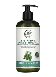 Petal Fresh Pure Energizing Rosemary & Mint Bath & Shower Gel, 475ml