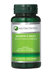 Nutritionl Women's Daily Multivitamins & Minerals Dietary Supplement, 30 Caplets