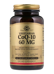 Solgar Vegetarian CoQ-10 Dietary Supplement, 60mg, 180 Vegetable Capsules