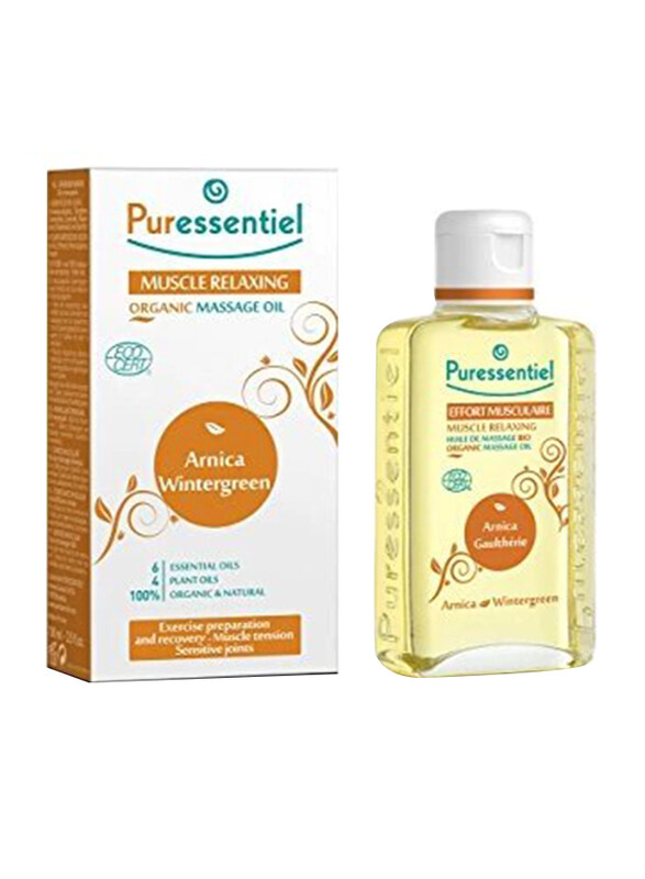 

Puressentiel Muscle Relaxing Organic Massage Oil, 100ml