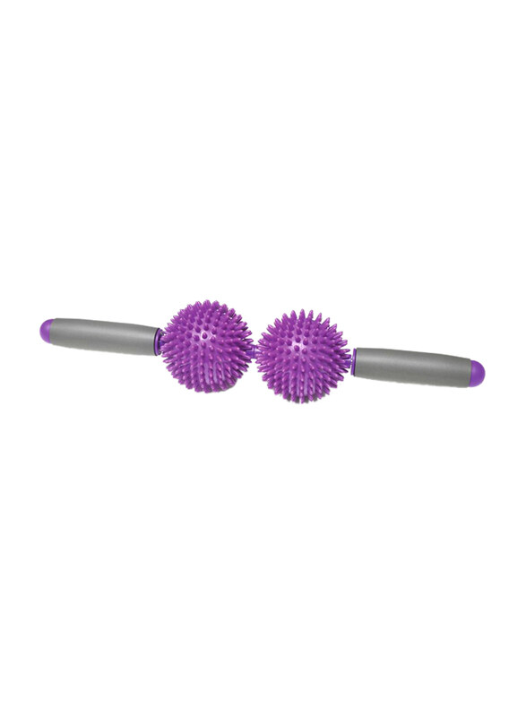 

Sissel Twin Roller Massager, Black/Purple, 10cm