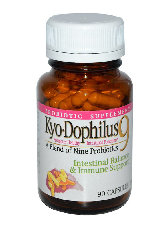 

Kyolic Kyo-Dophilus 9 Intestinal Balance & Immune Support Probiotic Supplement, 90 Capsules