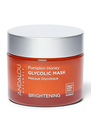 Andalou Naturals Pumpkin Honey Glycolic Brightening Mask, 50ml