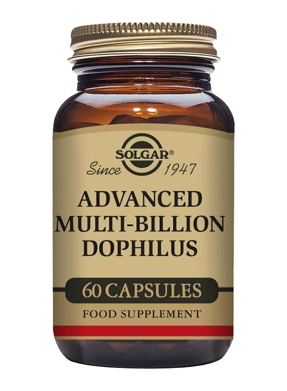 Solgar Advanced Multi-Billion Dophilus Food Supplement, 60 Vegetable Capsules