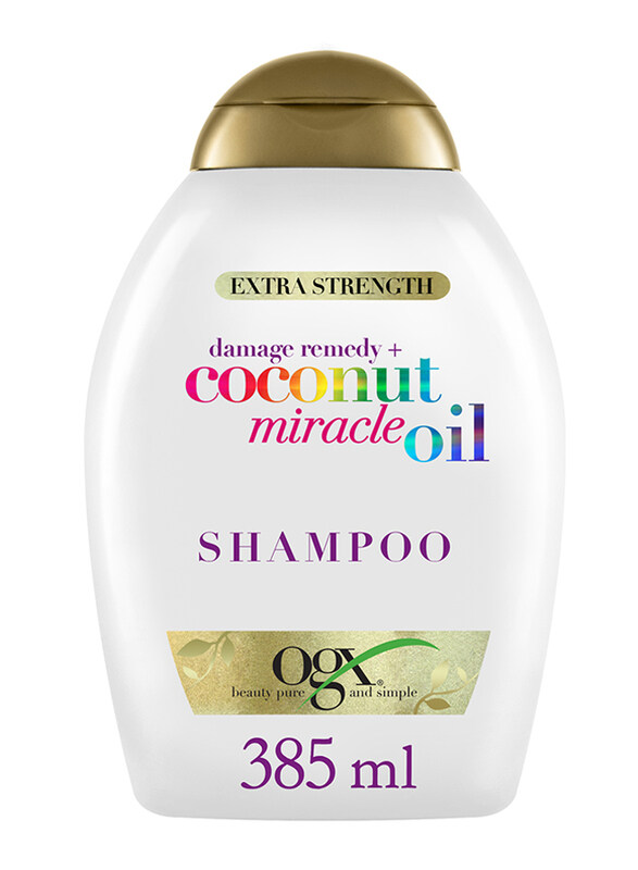 

Ogx Damage Remedy+ Coconut Miracle Oil Shampoo for Damaged Hair, 385ml
