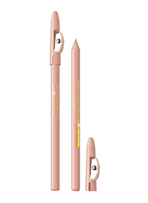 

Eveline Max Intense Colour Lip Liner, 20 Vanilla, Beige