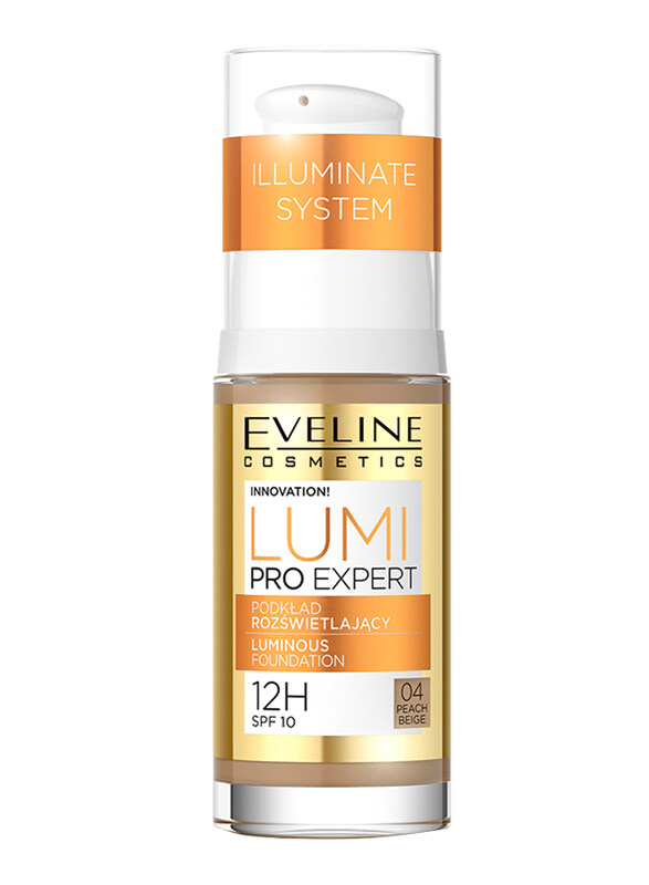 

Eveline Lumi Pro Expert Foundation, 938920, 30ml, No 04 Peach Beige