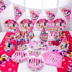 Minnie Mouse Party Playset, 86 Pieces