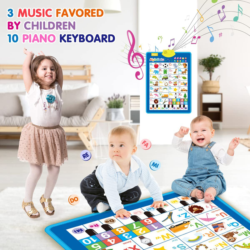 UKR Talking Poster-Alphabet And Piano Learning Toys