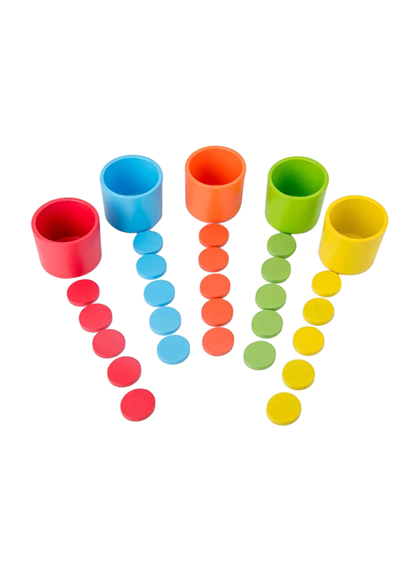 Sorting Montessori Cups Set, 30 Pieces, Ages 3+