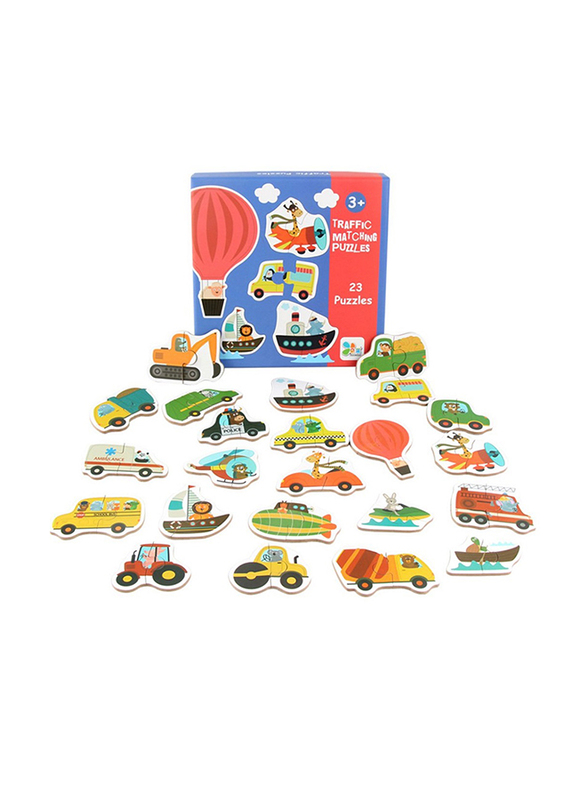 Matching Transport Puzzle, 23 Pieces, Ages 2+