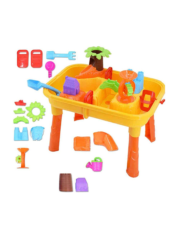 

Generic Sand & Water Table, 21 Pieces, Ages 3+, Multicolour