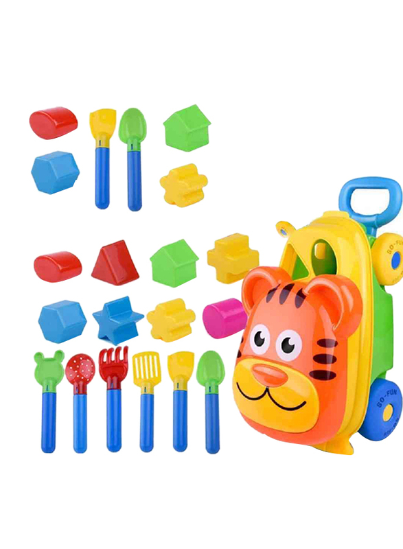 Tiger Beach Luggage Toy Set