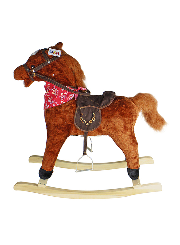 Rocking Horse Toy, Dark Brown, Ages 3+