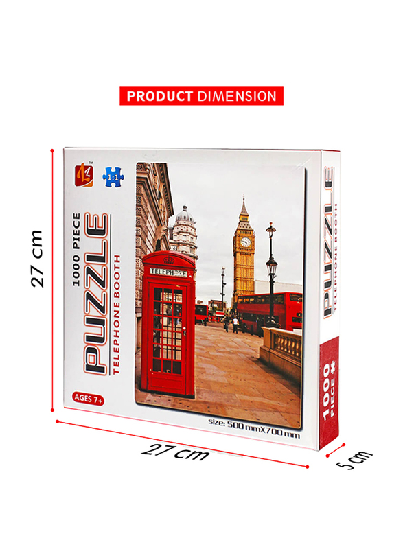 1000-Piece Set London Telephone Booth Puzzle