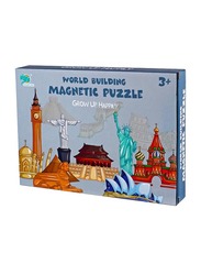 Magnetic Map World Sights Puzzle