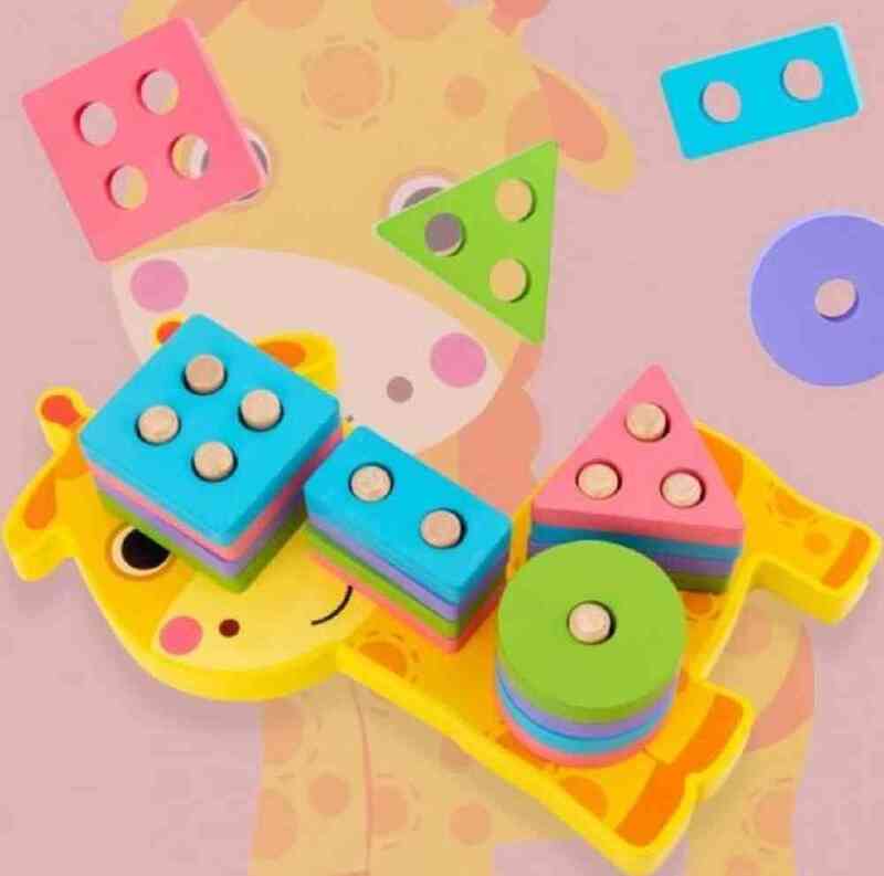 UKR Sorting Shapes Puzzle Giraffe