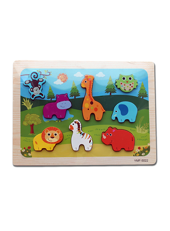 8-Piece Set Animal Puzzle Board
