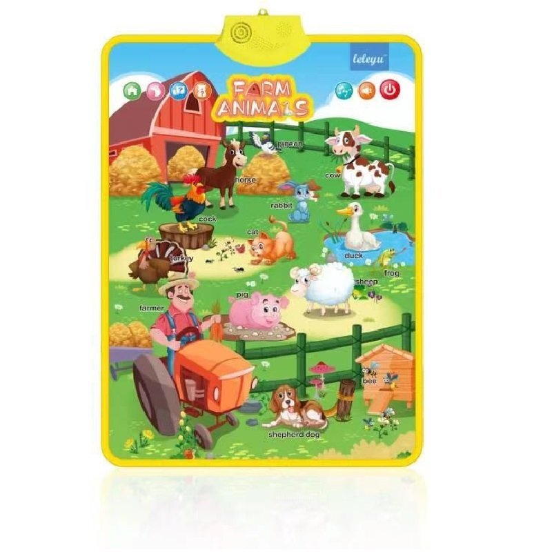 

UKR Talking Poster-Farm Animals Learning Toys