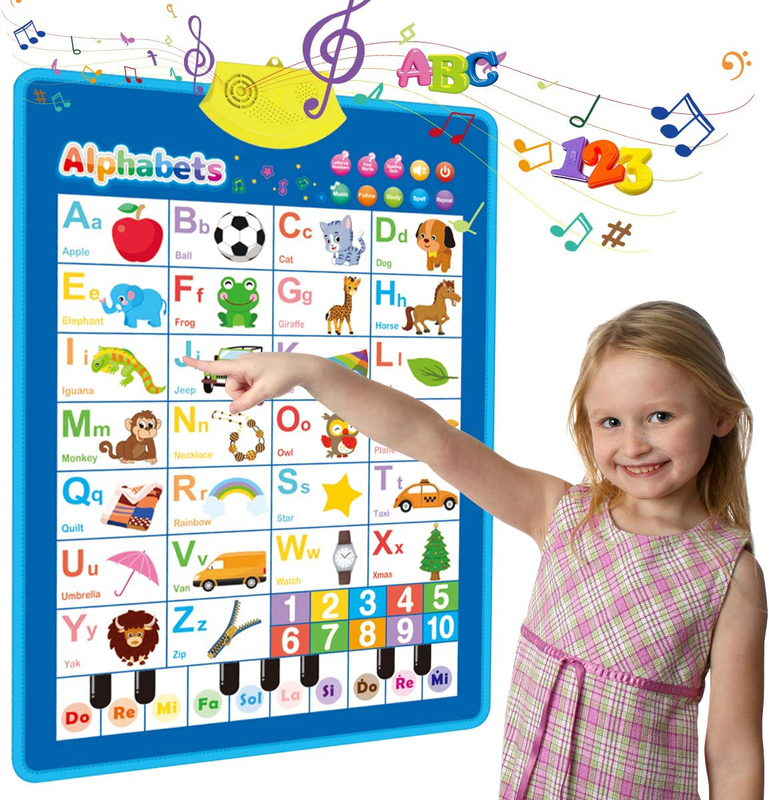 UKR Talking Poster-Alphabet And Piano Learning Toys