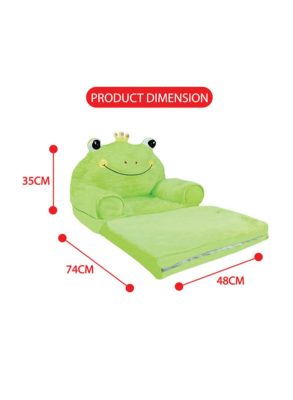 Frog Armchair for Kids, Green