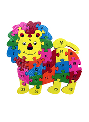 26-Piece Set Lion Letters and Numbers Jigsaw Puzzle