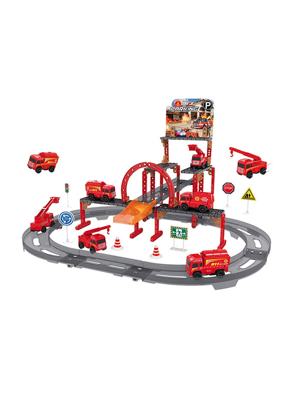 

Generic Parking Track Playsets, Red, 116 Pieces, Ages 5+