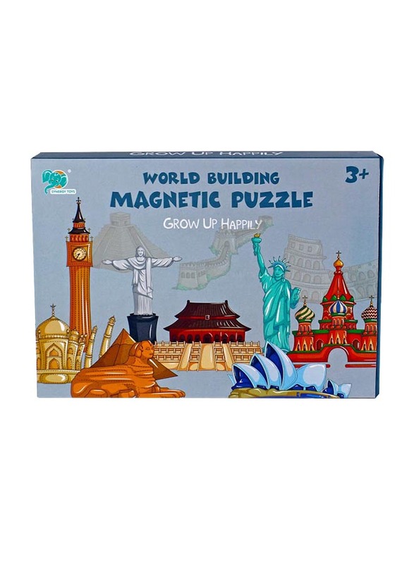 Magnetic Map World Sights Puzzle
