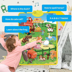 UKR Talking Poster-Farm Animals Learning Toys