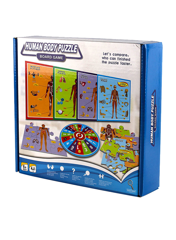 8-Piece Set Human Body Puzzle Board Game