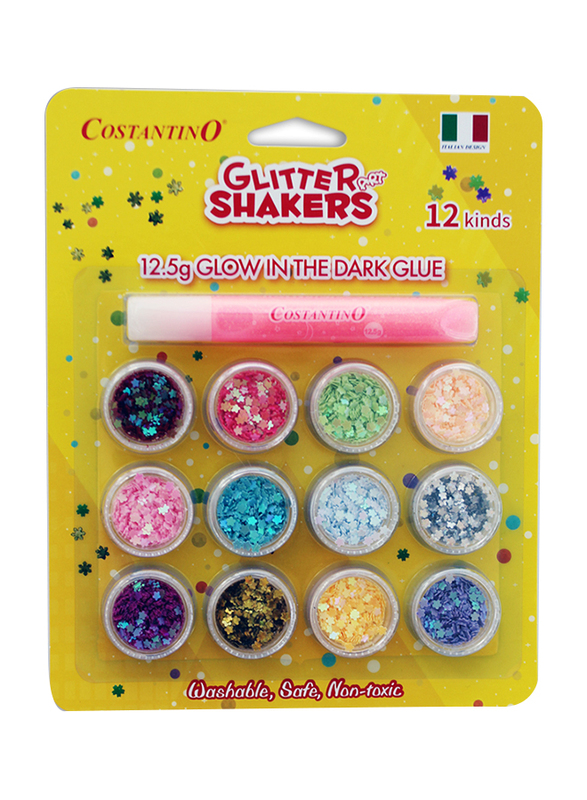 Glitter Shakers, 13 Pieces, Ages 3+