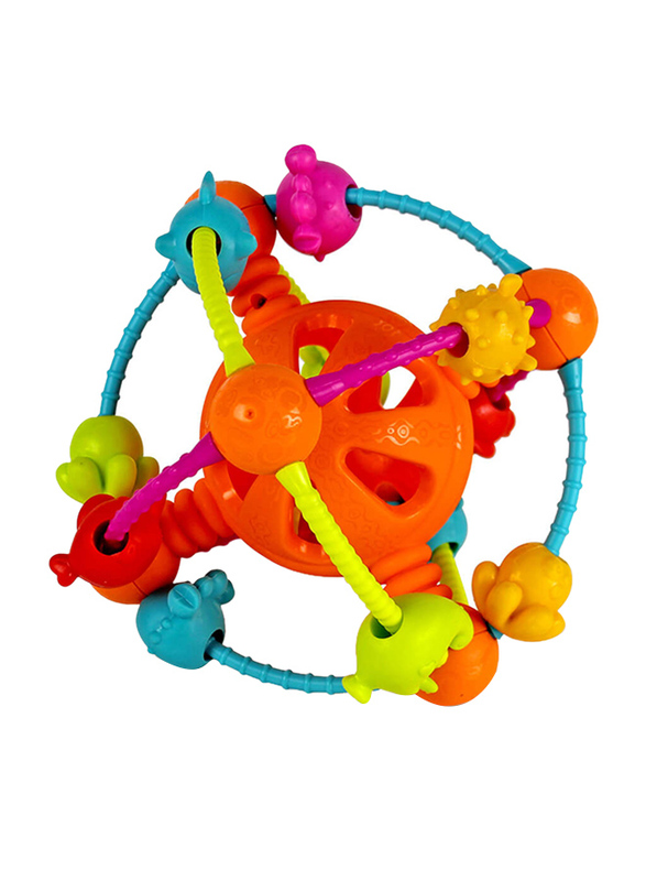 Baby Toys Teether Ball with Bells, Multicolor