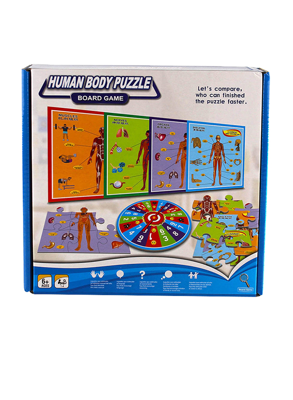 8-Piece Set Human Body Puzzle Board Game