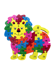 26-Piece Set Lion Letters and Numbers Jigsaw Puzzle