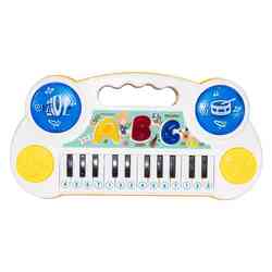 ABC Piano, White, Ages 3+