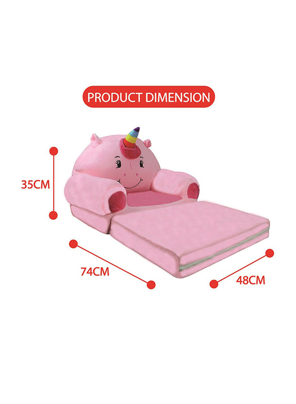 Unicorn Armchair for Kids, Pink
