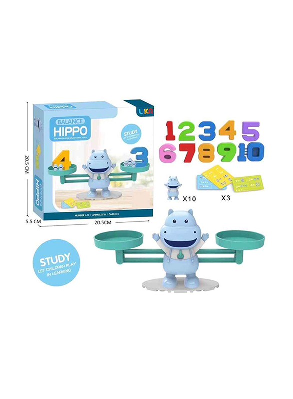 Hippo Balance & Math Learning Toy Set