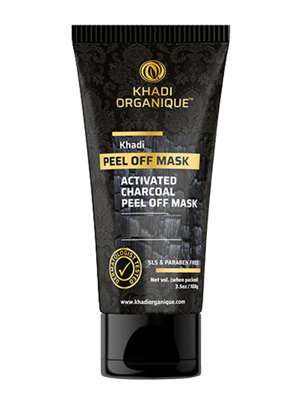 Khadi Organique Activated Charcoal Peel Off Mask, 100gm