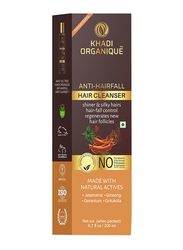 Khadi Organique Anti Hair Fall Hair Cleanser for All Hair Types, 200ml