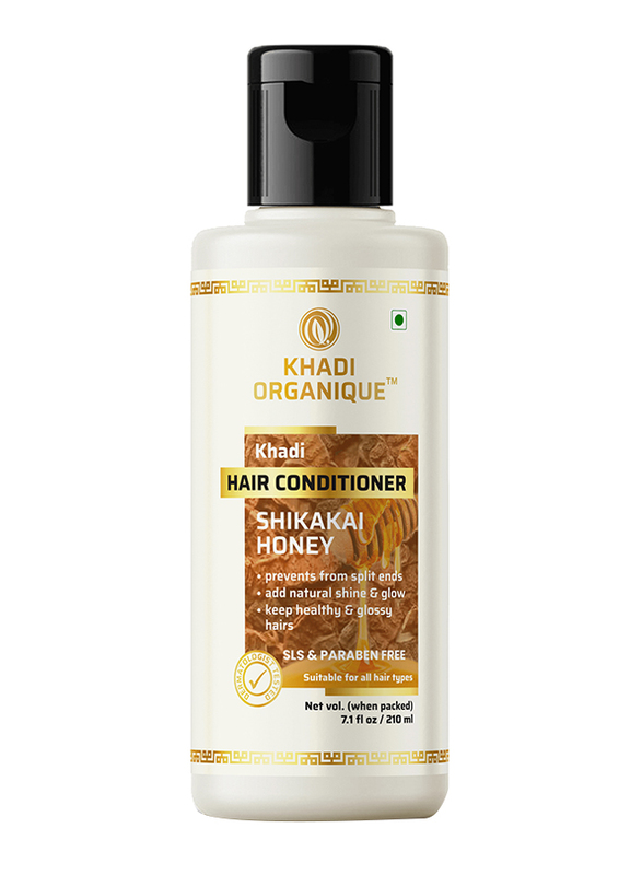 Khadi Organique Shikakai & Honey Hair Conditioner for All Hair Types, 210ml