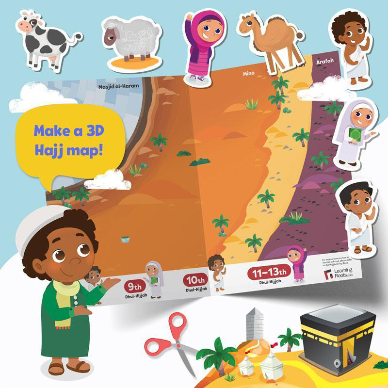 Hajj & Umrah Activity Book (Big Kids), Paperback Book, By: Learning Roots