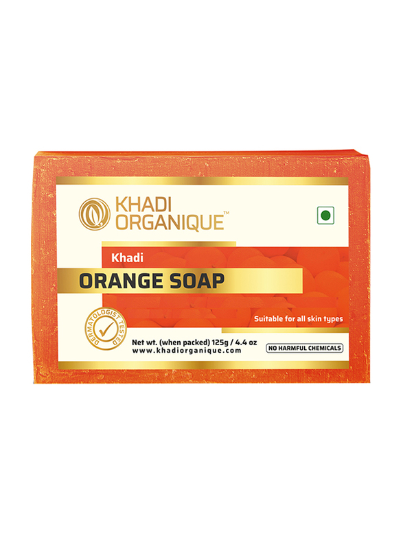 Khadi Organique Orange Soap, 125gm