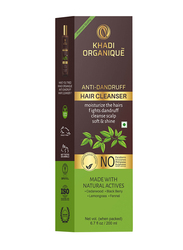 Khadi Organique Anti-Dandruff Hair Cleanser with Curry leaf for All Hair Types, 200ml